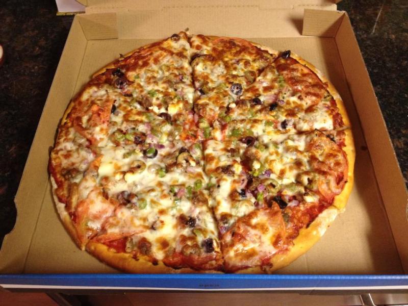 The famous Ugly Pizza